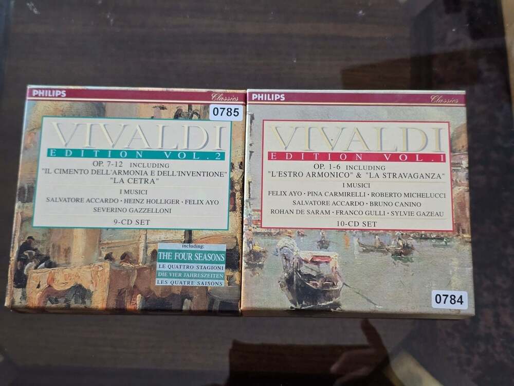 Vivaldi Edition Vol 1 + 2 19 CD Box Sets I Musici Philips Complete Op 1-12